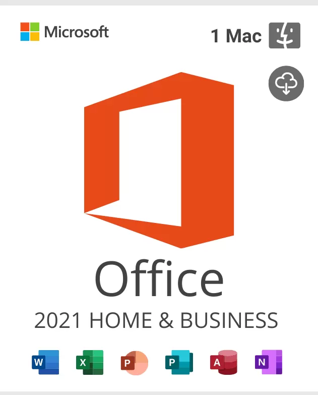 GENUINE OFFICE 2021 HOME AND BUSINESS FOR MAC